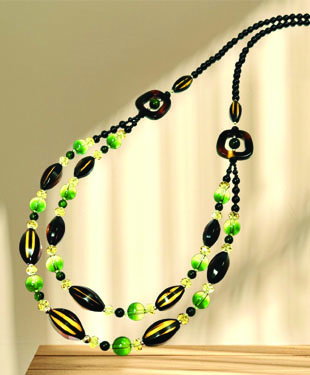 琥珀ネックレス AN-3405